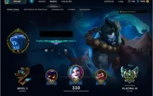 Conta Platina 2, 10 Gemas, 110 Skins,11 Pg De Runas