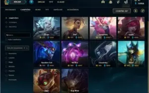 Conta DIAMANTE 4 Nas duas filas, 133 skins e 145 champs