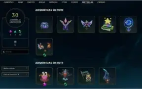 CONTA LEAGUE OF LEGENDS D4 -> 313 SKINS <-