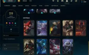 Conta League Of Legends Barata com Skin Lendárias