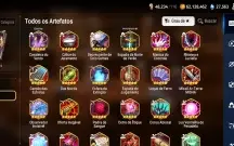 Conta de epic seven com 6 ML+ 27 k de skystones+ 950 folhas