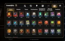 Conta de epic seven com 6 ML+ 27 k de skystones+ 950 folhas
