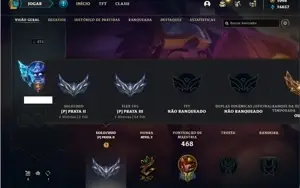 Conta prata 2 com 133 Champs e 211 Skins + 5 Vitoriosas