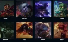 CONTA LEAGUE OF LEGENDS LVL 47 - OURO 2