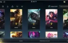 Conta Wild Rift com 41 campeões e 11 skins