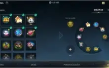 Conta Wild Rift com 41 campeões e 11 skins