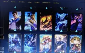Conta platina 157skins