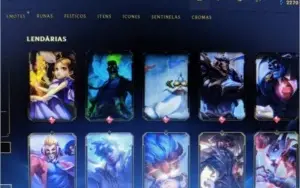 Conta platina 157skins