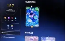 Conta platina 157skins