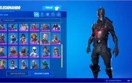 CONTA FORTNITE COM CAVALEIRO NEGRO +VARIAS SKINS (COM SDW)