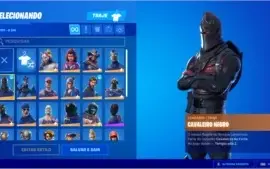 CONTA FORTNITE COM CAVALEIRO NEGRO +VARIAS SKINS (COM SDW)