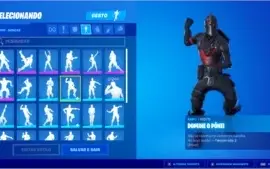 CONTA FORTNITE COM CAVALEIRO NEGRO +VARIAS SKINS (COM SDW)