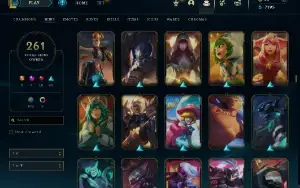 Conta Lol Full Acesso - 261 Skins - 130+ Campeões - Unranked
