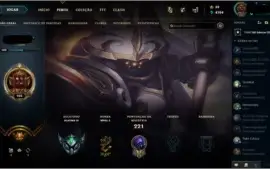 Conta PLAT4 com 86 champs e 148 skin