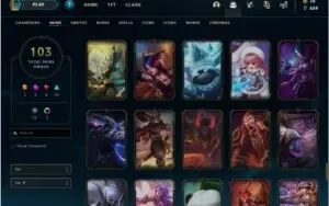 Vendo conta Plat 2 / 103 skins c/ Ahri Prestigio