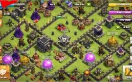 Conta CV9 Full + 4300 Gemas no Clash Of Clans