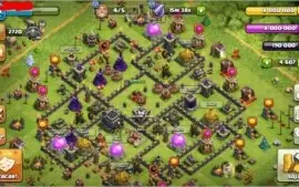 Conta CV9 Full + 4300 Gemas no Clash Of Clans