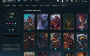 CONTA LOL DIAMANTE 4  TODOS OS CHAMPS