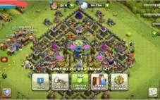 Vendo conta Clash of clans cv 12, 4 estrelas barato
