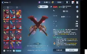 Conta solo Leveling 15 Personagens SSR e 16 Armas SSR