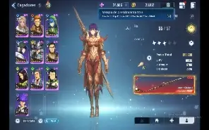 Conta solo Leveling 15 Personagens SSR e 16 Armas SSR