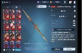 Conta solo Leveling 15 Personagens SSR e 16 Armas SSR