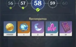 Conta Genshin perfeita AR58
