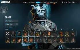 Conta warzone com várias skins