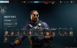 Conta warzone com várias skins