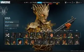 Conta warzone com várias skins