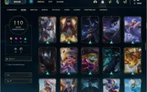 Conta prata 2 com 145 champs e 110 skins ( MAIN MID / JG )