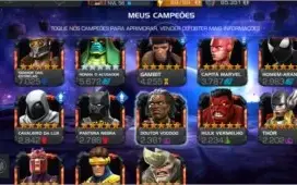 CONTA KABAM - MARVEL TORNEIO DE CAMPEÕES - NÍVEL 56
