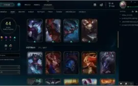 vendo conta gold 2/113 Campeões /44 skins / nivel 222