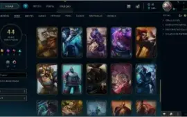 vendo conta gold 2/113 Campeões /44 skins / nivel 222