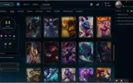 vendo conta gold 2/113 Campeões /44 skins / nivel 222