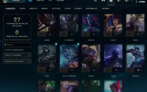 Conta DIAMANTE 4 | 71% Win - Lol (League Of Legends) Elomoon