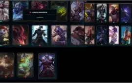 Conta League of Legends DIAMANTE 1 Várias Skins