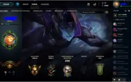 GOLD 3, 33 SKINS 90 CAMPEÕES