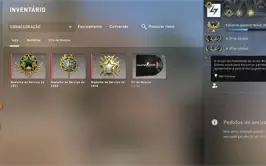 CSGO Prime, 17 Jogos, 3 Medalhas CSGO