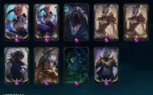Conta LOL 540 Skins, 19 míticas, 570 ícones, Plat1 mmr mestr