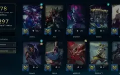Conta antiga de LOL! 2015.
