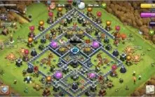 cv13 clash of clans 95% full.