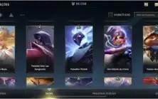 Conta wild Rift 4 passes de elite e 21 skins