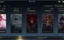 Conta wild Rift 4 passes de elite e 21 skins