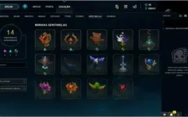 Conta LoL all champ, 32 skins, 5 paginas runas, 29 emots