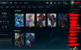 Conta legue of legends high tier