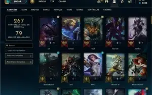 Bronze 4 com 105 Champs e 40 Skins