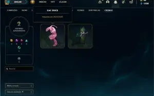 Bronze 4 com 105 Champs e 40 Skins