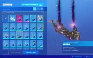 conta de fortnite 204 skins com renegade e caveirao roxo