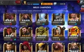 conta marvel torneio de campeoes